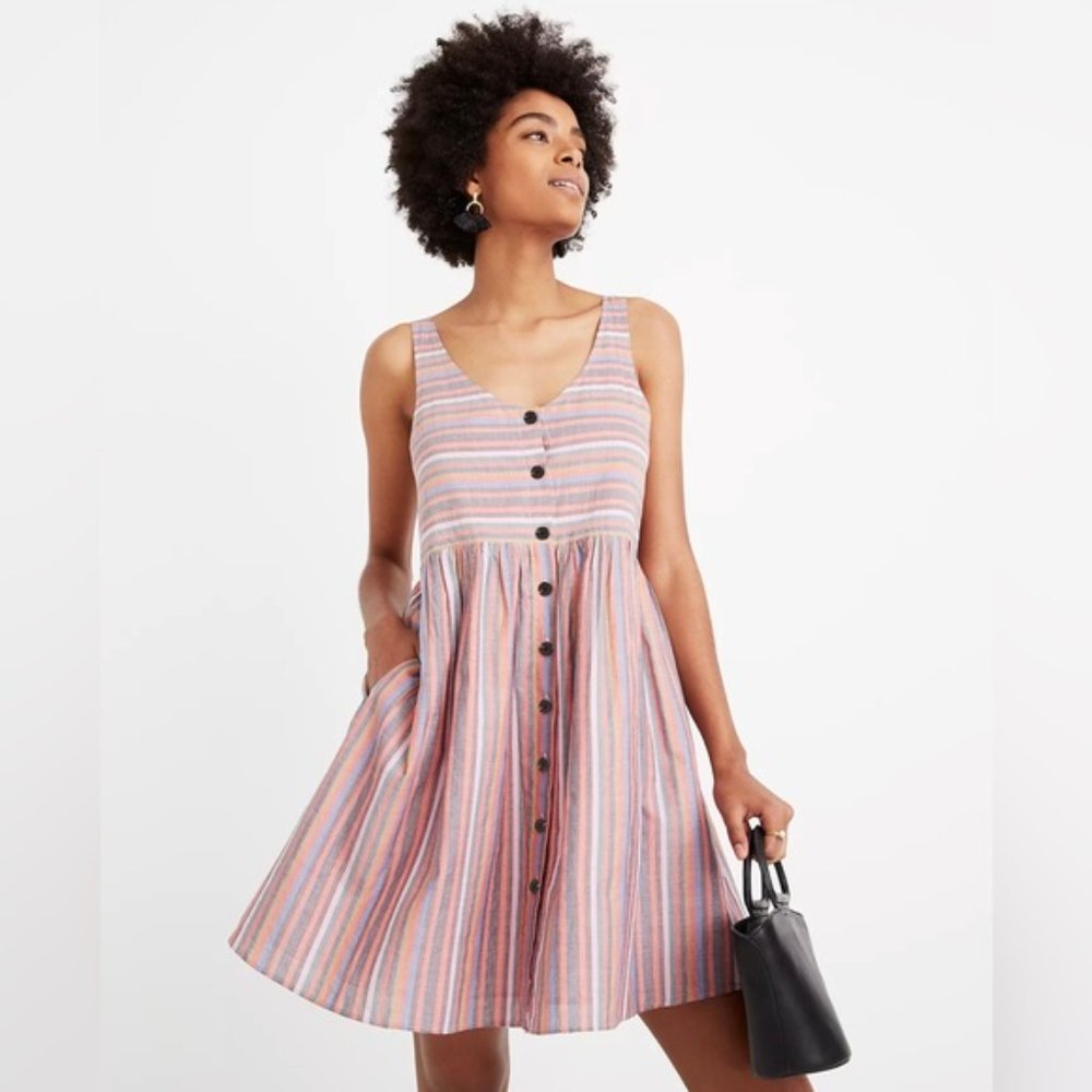 Madewell Multicolor Striped Dress